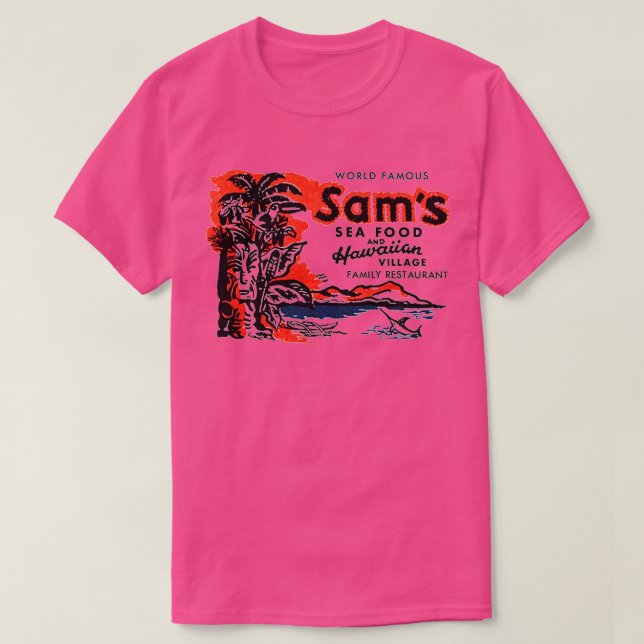 Camiseta Sams marisco (Frente do Design)