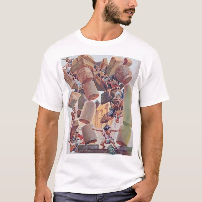 Camiseta Samson Destrui O Templo (Frente)