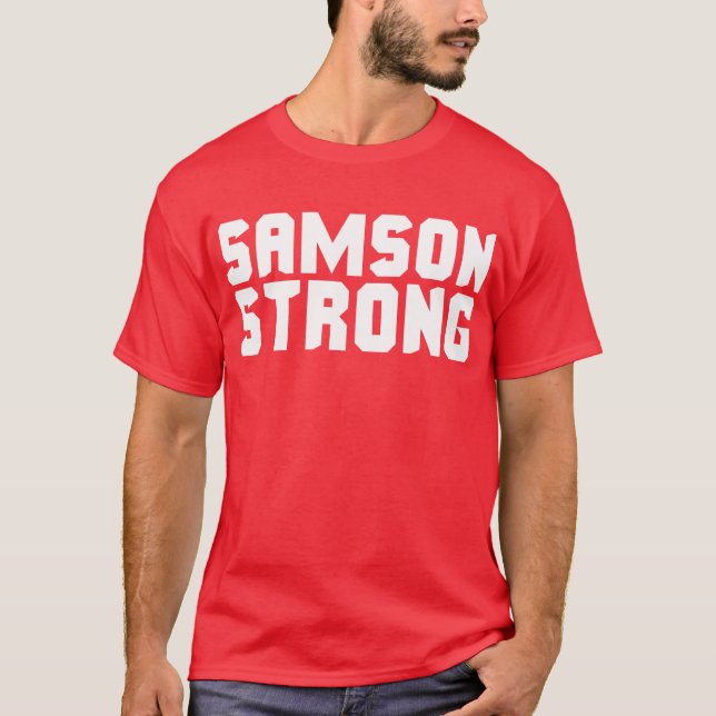 Camiseta Samson Strong - Bodybuilding (Frente)
