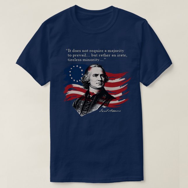 Camiseta Samuel Adams (Frente do Design)