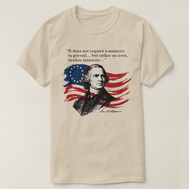 Camiseta Samuel Adams (Frente do Design)