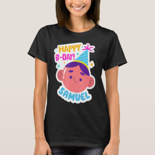 Camiseta Samuel Personalizou a Feliz Ideia de Aniversário