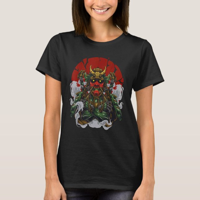 Camiseta Samurai Armor Samurai Japonês Cultura Samurai (Frente)