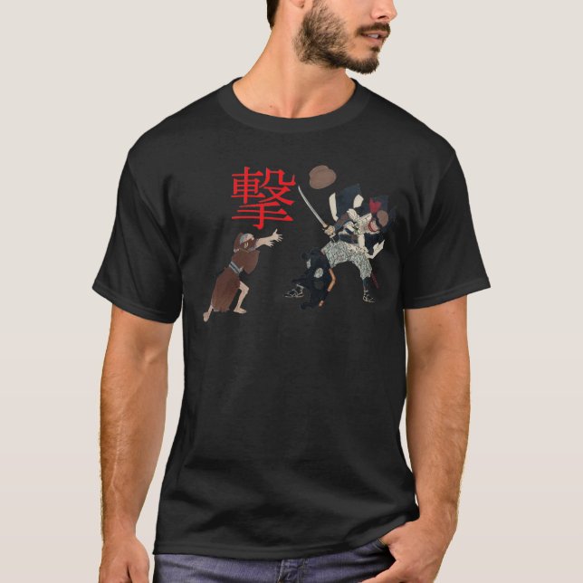 Camiseta Samurai Ataca! (Frente)