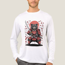 Camiseta Samurai Bear Tri-blend Long Sleeve Shirt