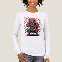 Camiseta Samurai Bear  Tri-blend Long Sleeve Shirt