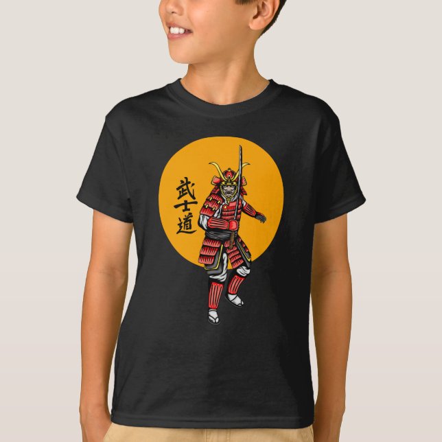 Camiseta Samurai blindado com Katana (Frente)