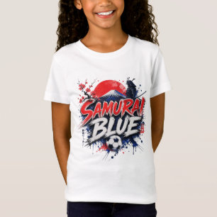 Camiseta Samurai Blue - Cultura do Futebol Japonês