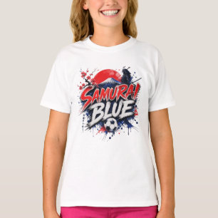 Camiseta Samurai Blue - Cultura do Futebol Japonês