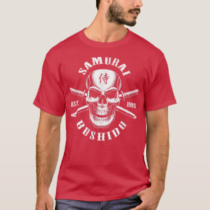 Camiseta Samurai Bushido Japonês Edgy Streetwea