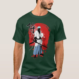 Camiseta Samurai Bushido Miyamoto Naginata Demon W