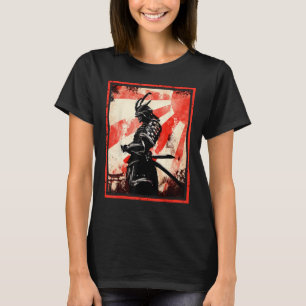 Camiseta Samurai Bushido Ronin Ascensão Sun Katana S