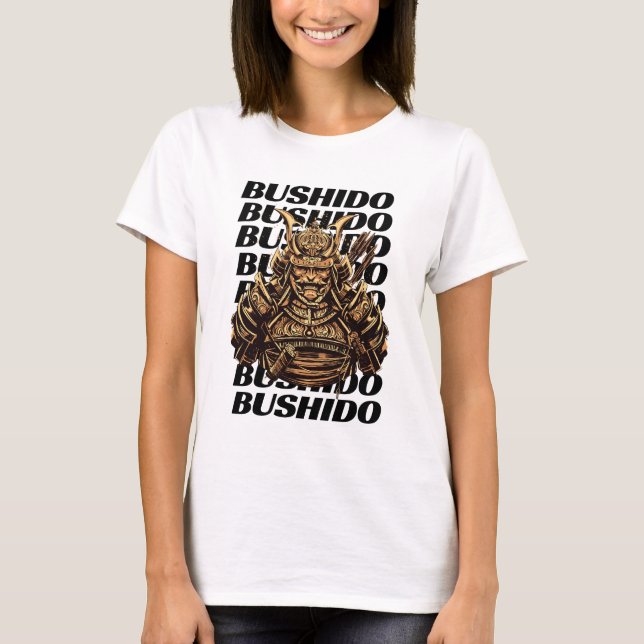 Camiseta Samurai Bushido Women White (Frente)