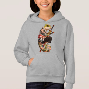 Camiseta Samurai Camaleão – Guerreiro Tatuado com Katana