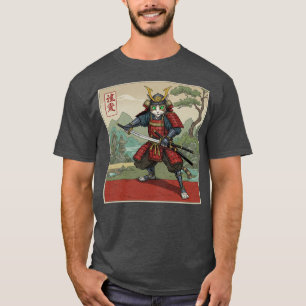 Camiseta Samurai Cat