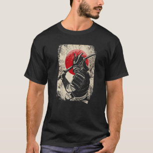 Camiseta Samurai com samurai japonês e samurai bushido