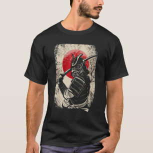 Camiseta Samurai com samurai japonês e samurai bushido