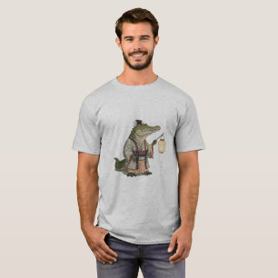 Camiseta "Samurai Crocodile Warrior"