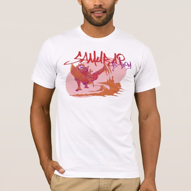 Camiseta Samurai da dança de ruptura (Frente)