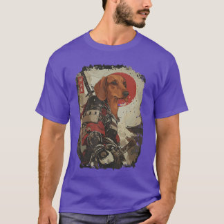 Camiseta Samurai Dachshund Dog Lover Vintage Mens friends b