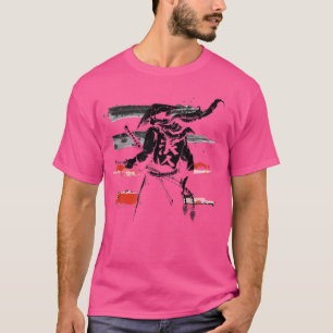 Camiseta Samurai Design para Homens e Mulheres Presente em