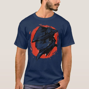 Camiseta Samurai Design para Homens e Mulheres Presente em 