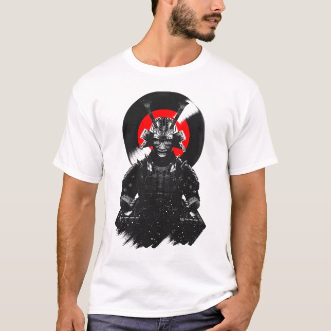 Camiseta Samurai Dj warrior (Frente)