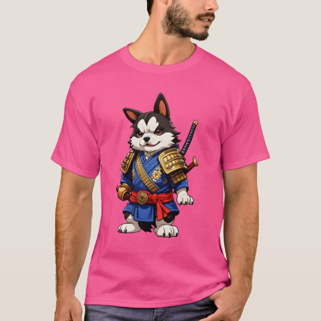Camiseta Samurai Dog amigo (Frente)