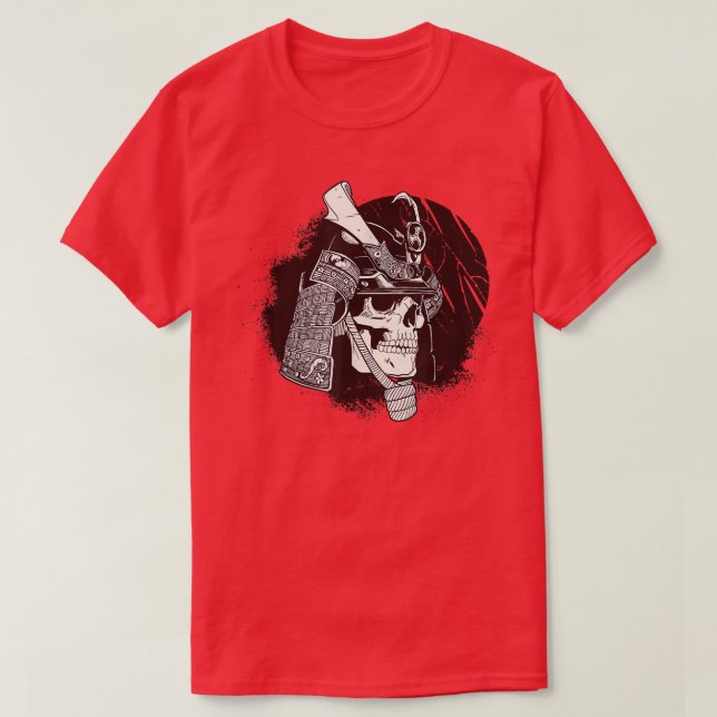 Camiseta Samurai  dressed in Samurai Warrior Armor Martial  (Frente do Design)