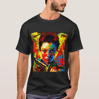 Camiseta Samurai Elétrico - Design 1