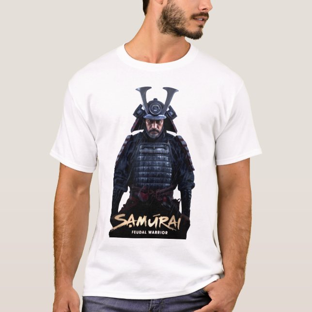 Camiseta Samurai Feudal Warrior 1X00010 WHITE (Frente)
