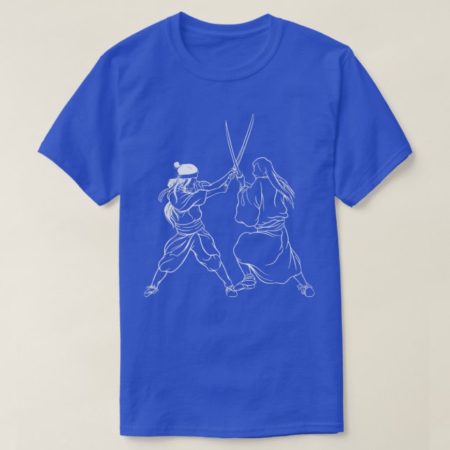 Camiseta Samurai Fight Katana Sword (2) (Frente do Design)