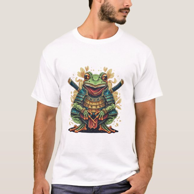 Camiseta Samurai frog warrior (Frente)