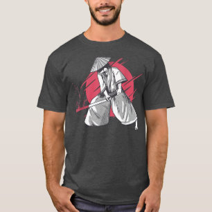 Camiseta Samurai - Guerreira da Espada de Espada Japonesa K