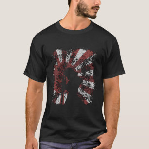 Camiseta Samurai - Guerreiro do Bandeira Japonês Ninja Japã