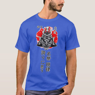 Camiseta Samurai guerreiro do Japão Vestuário do estilo Tóq