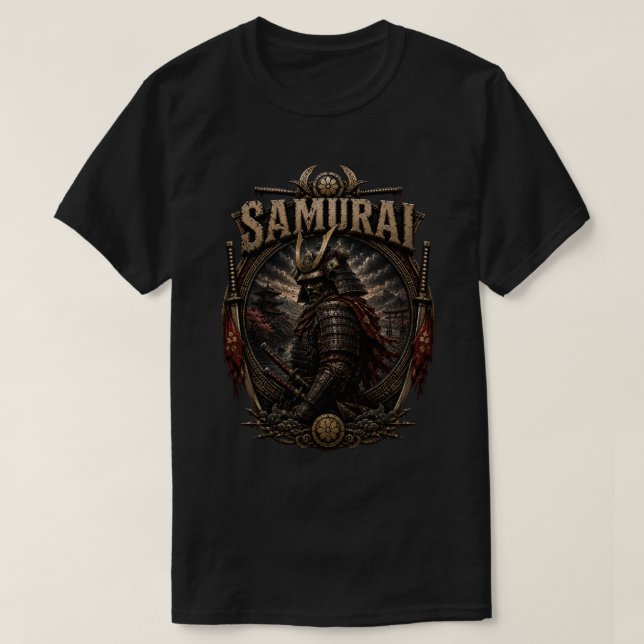 Camiseta Samurai Guerreiro Elite (Frente do Design)