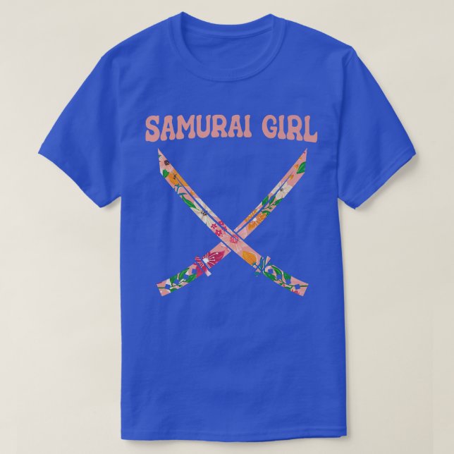 Camiseta Samurai Guerreiro Japonês Katana Samurai Gir (Frente do Design)