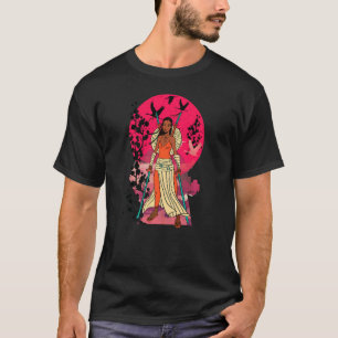 Camiseta Samurai Guerreiros Japoneses Moda Japonesa African