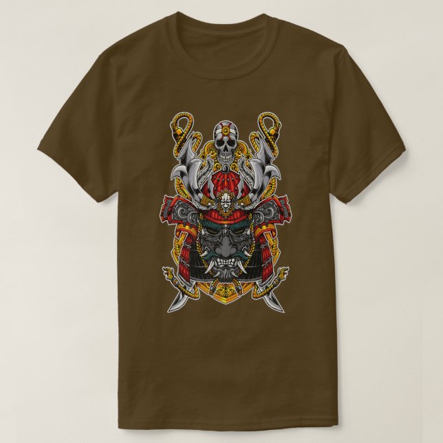 Camiseta Samurai Head  (Frente do Design)