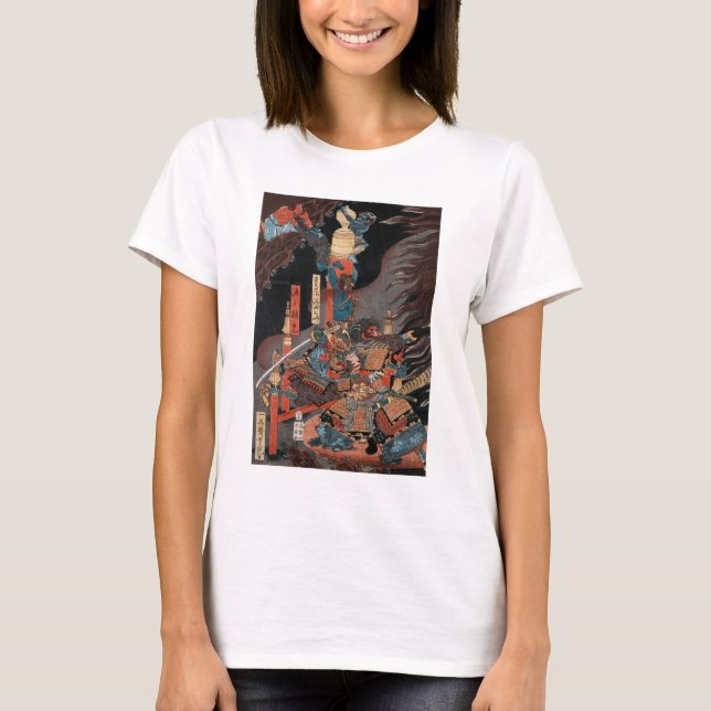 Camiseta Samurai Hero Minamoto no Yorimitsu (Frente)