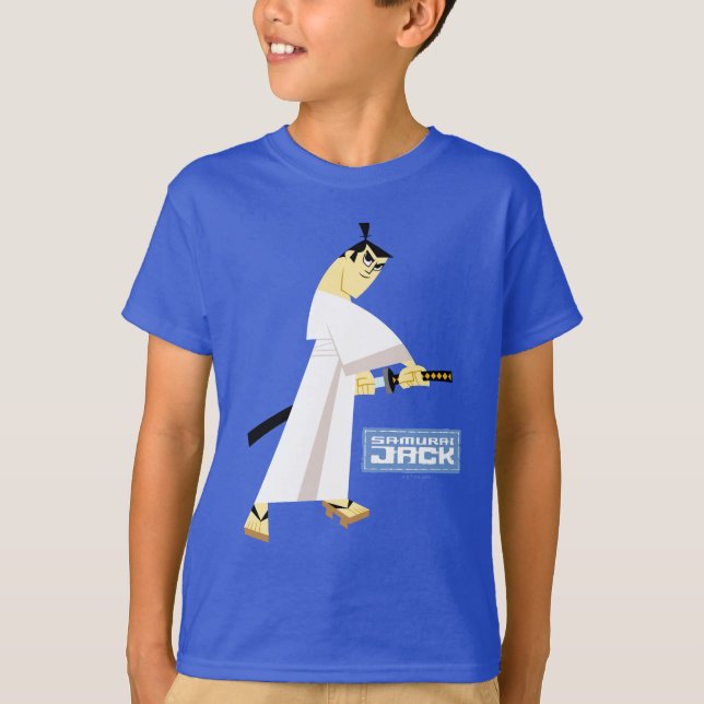Camiseta Samurai Jack Drawing Sword (Frente)
