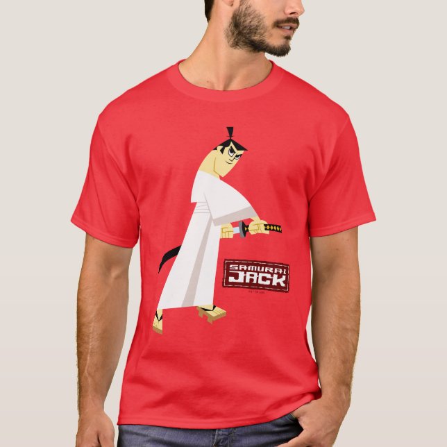 Camiseta Samurai Jack Drawing Sword (Frente)