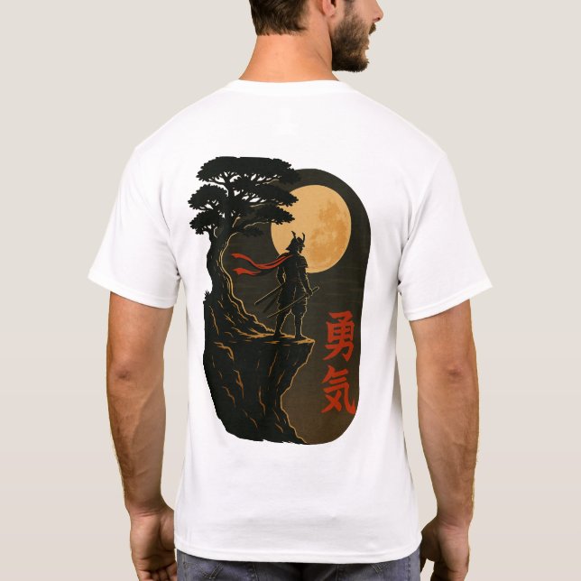 Camiseta Samurai japonês (Verso)