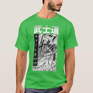 Camiseta Samurai japonês com Kanji - Guerreiro Legal no Jap