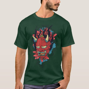 Camiseta Samurai japonês e caracteres no Japão I Mães Hanna