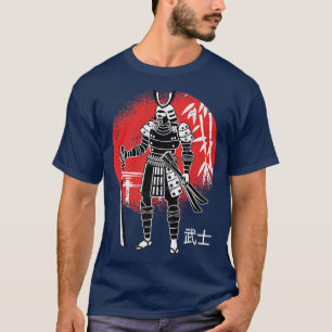 Camiseta Samurai japonês espada de caça à espada