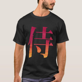 Camiseta Samurai Japonês Kanji