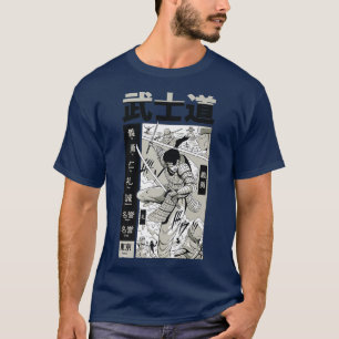 Camiseta Samurai Japonês Lutando Contra o Guerreiro Swordsm