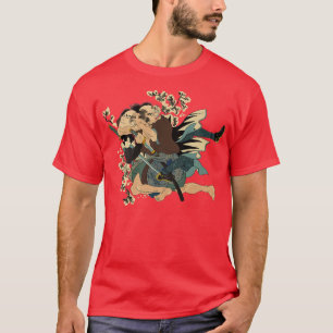 Camiseta Samurai Jaw, antigo Ancião japonês Jiujitsu brasil